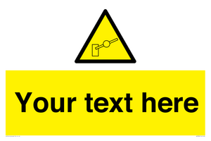 Custom warning barrier